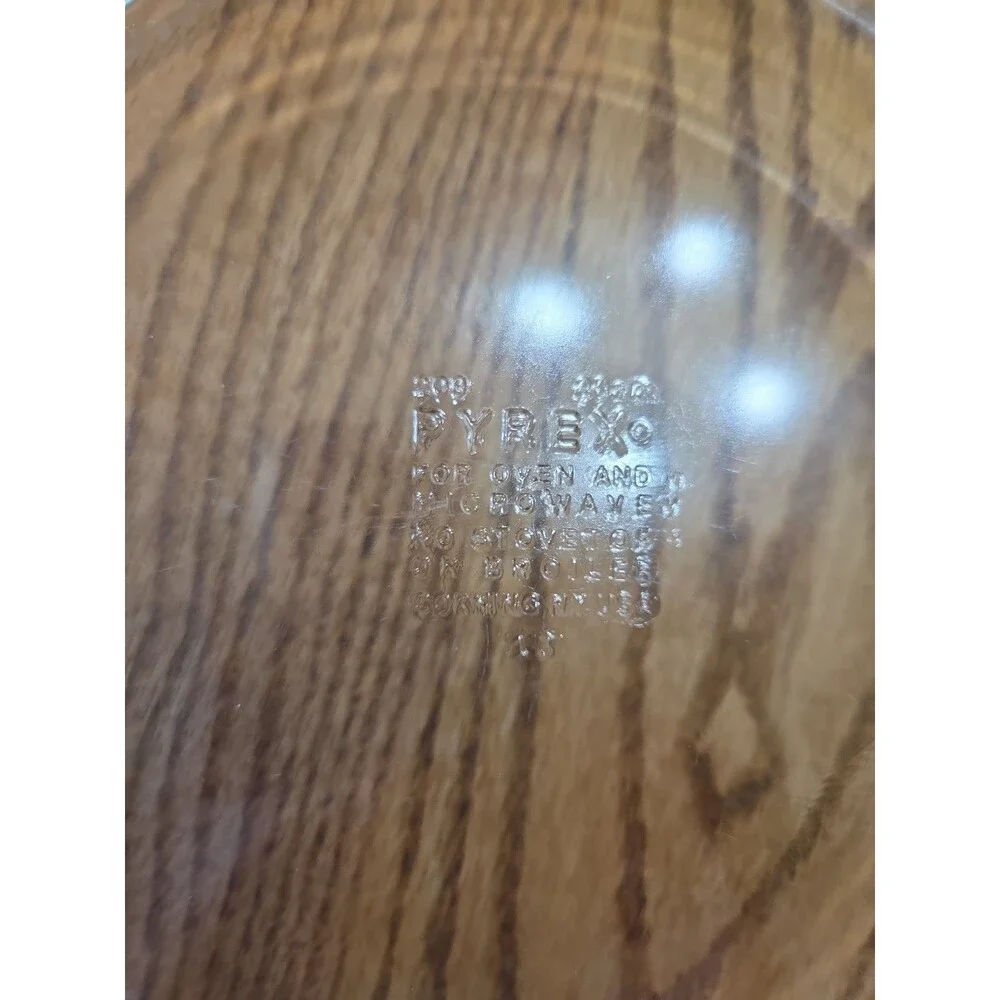 VINTAGE PYREX #209 CLEAR 9 INCH PIE PLATE set of 2